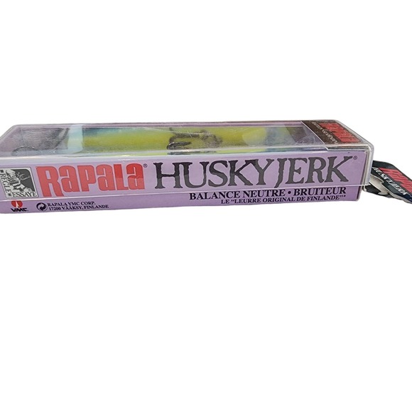 Rapala Husky Jerk 10 Fishing Lure 4" 3/8oz Glass Blue Minnow - Picture 3 of 3